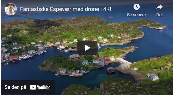 Fantastiske Espevær med drone
