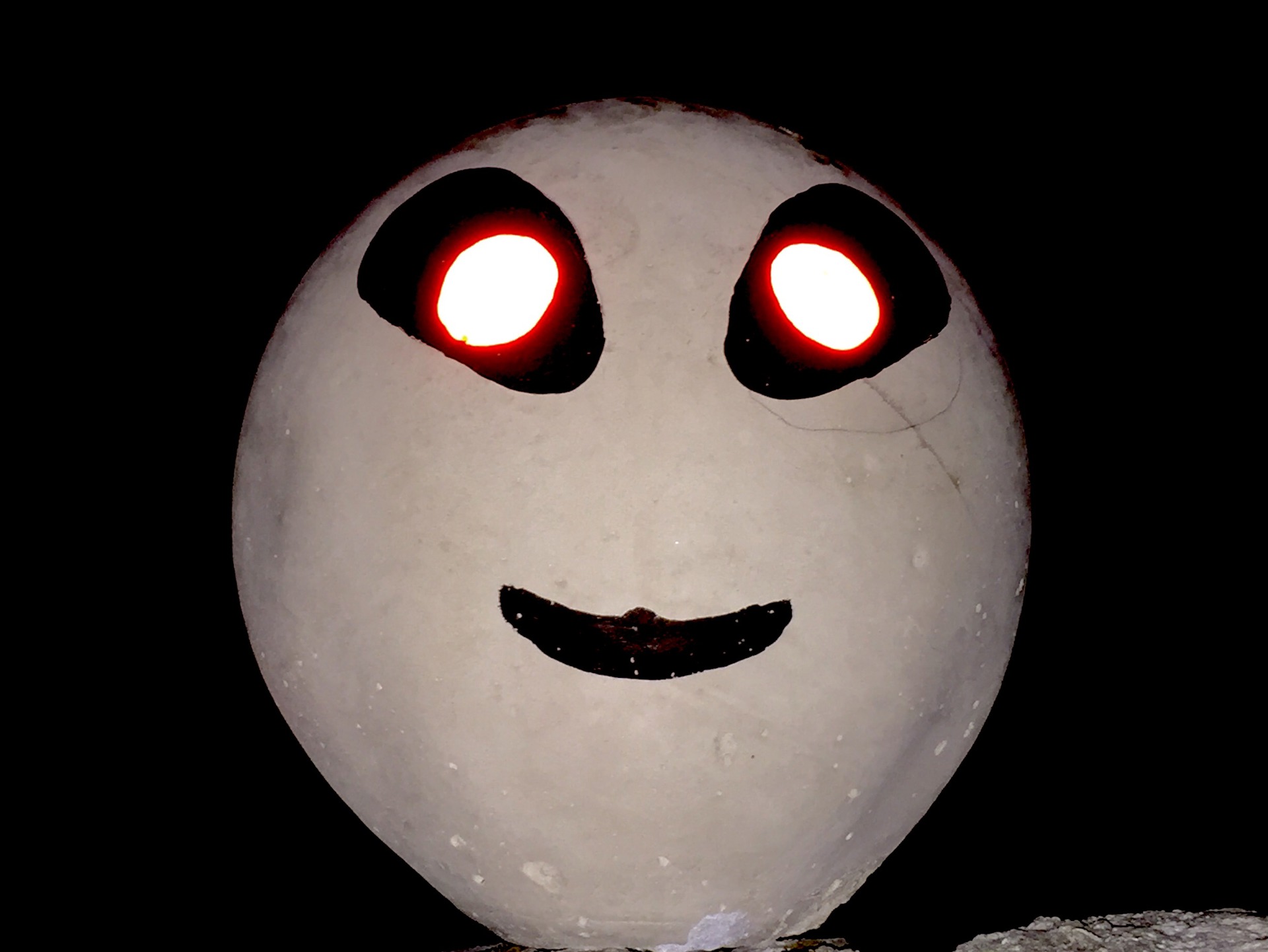 UFO ringen om natten