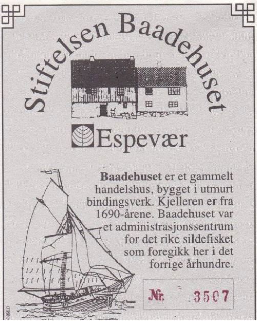 Historiefortelling - Frå Espevær til Kræmmerholmen