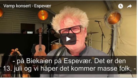 Vamp konsert 13 juli 2018 kl 18